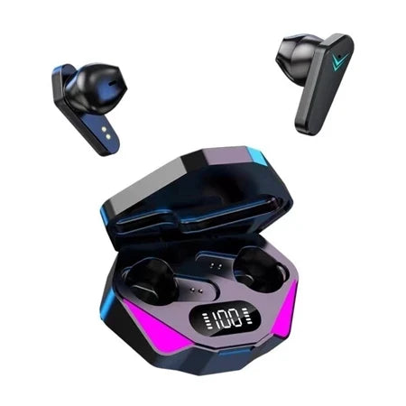 Fone de Ouvido X15 para Jogos Bluetooth 5.0, Baixa Latência, Som Estéreo, Headset Gamer